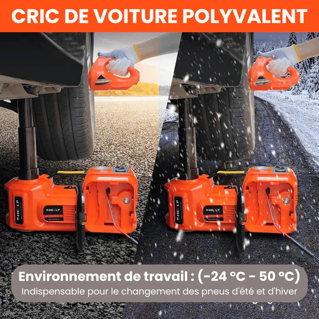 Cric Electrique 5 en 1 Pour Voiture (Promo 24H)