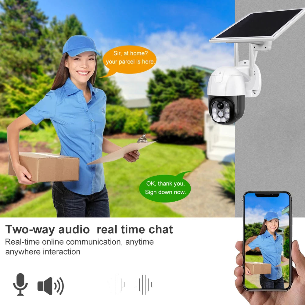 Caméra de Sécurité Solaire 4G – Surveillez Votre Propriété de Partout