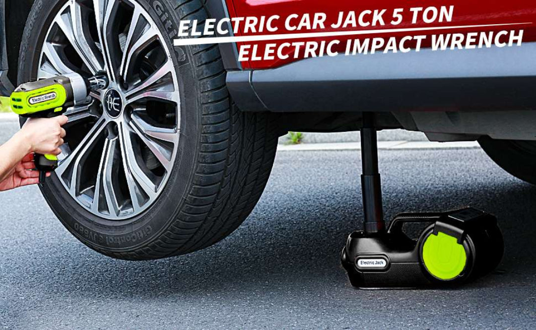 Kit de Cric Électrique 4en1 de 5T- DELUXE - BF